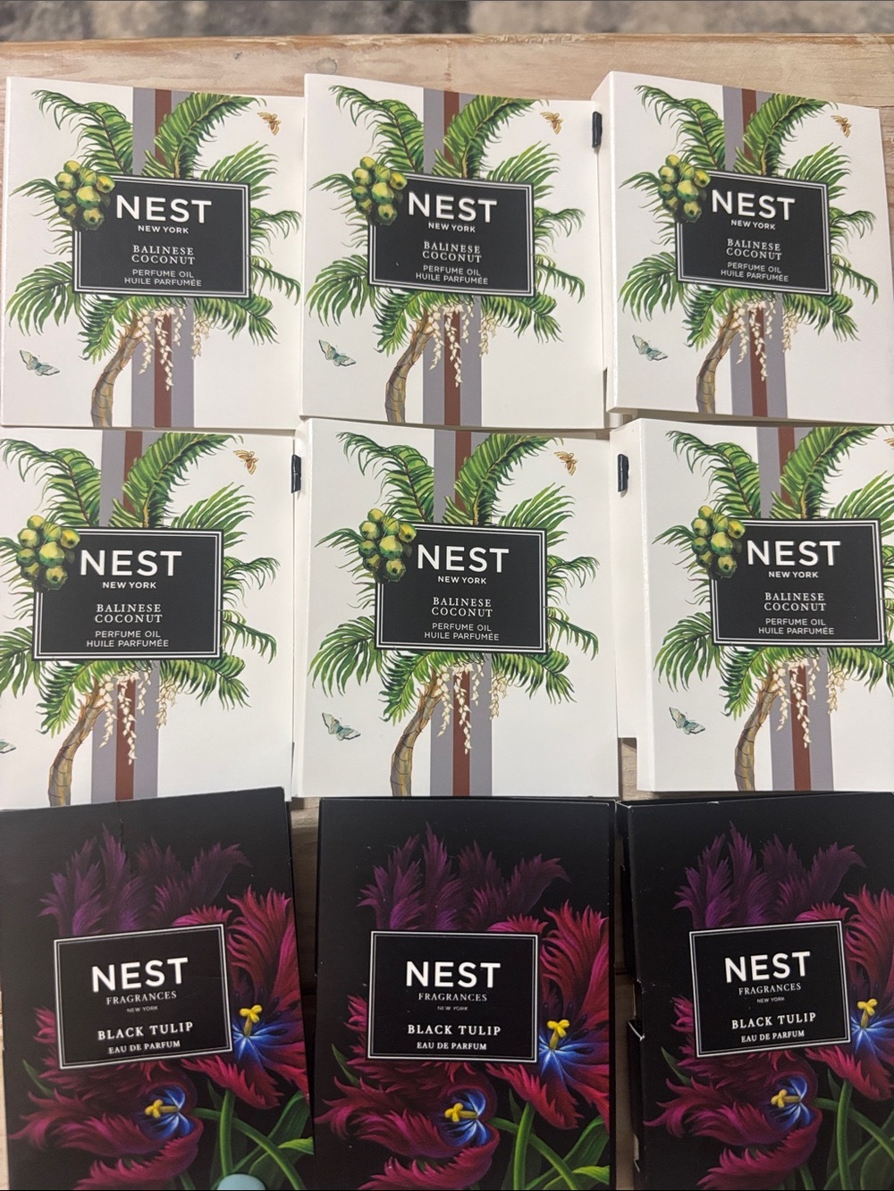 NEST Balinese Coconut & Black Tulip Fragrance samples (712)